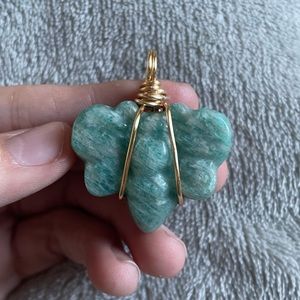 High quality Amazonite bee wire wrap made by me!!